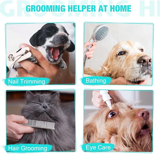 Dog Grooming Hammock - Upgrade Pet Grooming Harness for Nail Trimming (XL 80lb), Dog Sling for Nail Clipping, Dog Hanging Holder Hanger for Cutting Nail with Nail Clippers