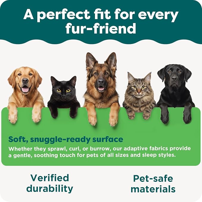 FurHaven Cooling Gel Dog Bed for Large Dogs, Perfect Comfort Sofa Bed with Cool Gel-Top Foam & Solid Orthopedic Foam Base for Joint Support, Washable Cover, Jumbo Plus/XXL, Plush & Velvet, Brownstone