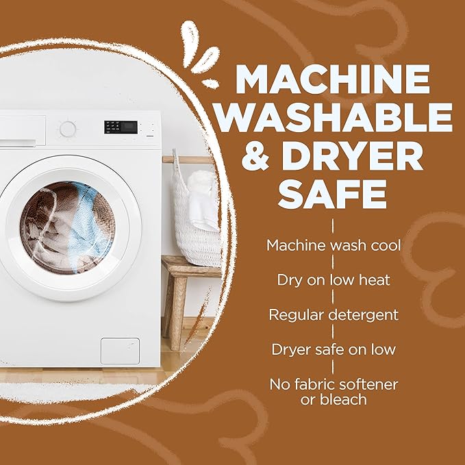 Soggy Doggy Doormat with Bone Design - Ultra Absorbent Microfiber Chenille Wet Dog Mat for Muddy Paws - Non-Slip and Machine Washable (Caramel Brown/Oatmeal Bone, Extra-Large 36” x 60”)