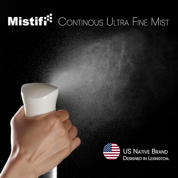 Mistifi Fine Mist Spray Bottle Ultra Fine Mist Water Sprayer for Hair, Face, Plants and Cleaning　Eco-Friendly Continuous Spray for Face and Indoor Plants　 (200ml 2Pcs, Transparent bottle)