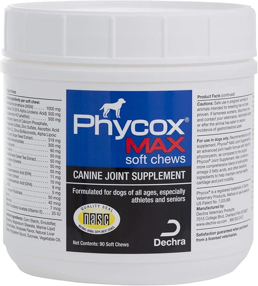 MAX Joint Supplement Soft Chews for Dogs, 90 ct