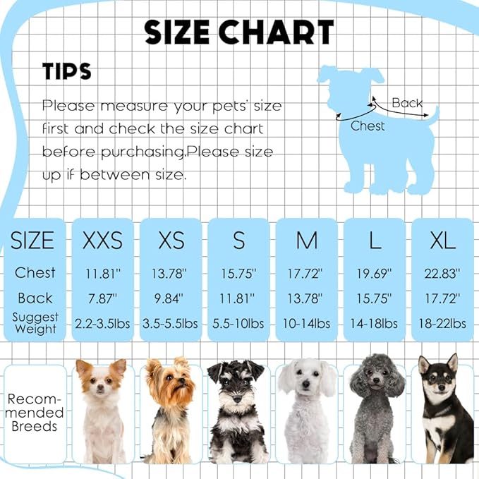 3 Pack Dog Sweaters for Small Dogs Girl Boy Winter Fleece Clothes Warm Soft Dog Sweatshirt Outfit for Dogs Cats Pet Apparel (Rose+Light Blue+Purple, Medium)