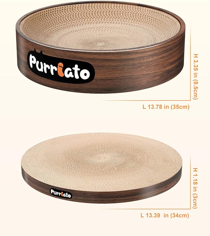 3 Pack Cat Scratcher Pad, Replacement Cardboard Cat Scratcher Pad, Relieves Stress, Supports Pet Behaviors, 3 Count