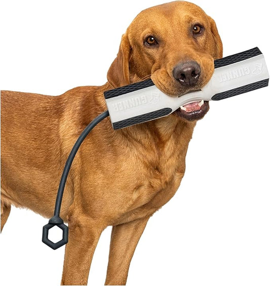 GUNNER Dog Training Bumper - Retriever Training Dummy, Retrieving Dummies for Pets, Bumpers for Water Retrieving with Adjustable Rope, (Flasher)