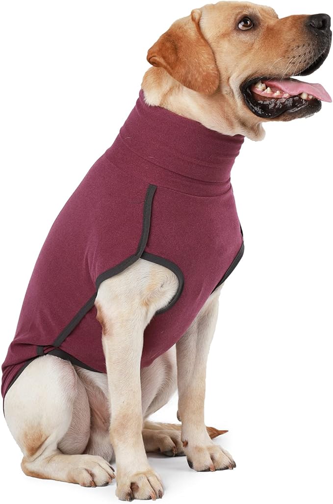 Dog Sweater Pullover Cold Weather Vest for Dogs Dog Sweatshirt & Jacket for Indoor and Outdoor Use (X-Large, Wine red)