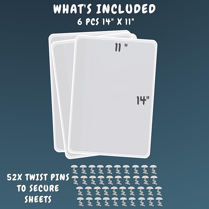 Anti Cat Scratch Furniture Protector, 6-Pack Couch Protector from Cat Claws – Heavy-Duty, Easy-to-Apply Scratching Deterrent and Shield for Sofa Corners, Walls, and Doors- with 52 Twist Pins