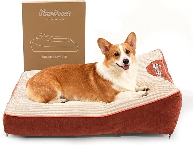 Orthopedic Dog Bed,Cat Beds for Indoor Cats - Comfy Flat Puppy Beds with Removable Washable Cover, Small Dog Bed, Pet Mat Suitable for Pet Up to 30 lbs(30''×20''×5'')
