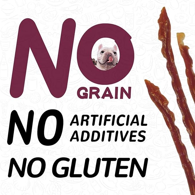 Duck Jerky Strips Dog Treats, Training Treats for Dogs w/Taurine, Low Fat, Natural Duck Jerky Cuts for Small Dog, 12.5 oz