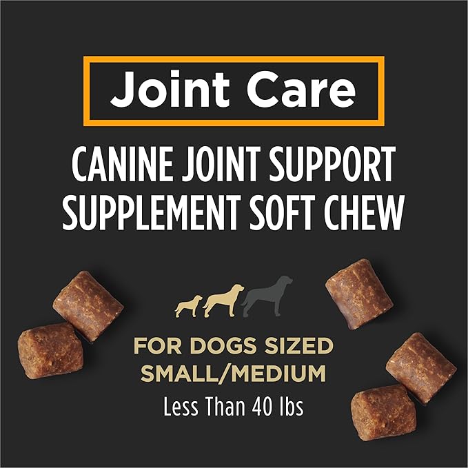Purina Pro Plan Veterinary Joint Care Joint Supplement for Small Breed Dogs Hip and Joint Supplement - 2.65 oz. Pouch