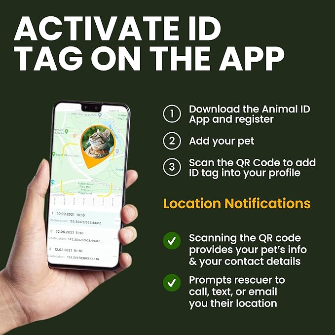 BRONZEDOG Leather Cat Collar with Removable Bells Non Breakaway Kitten QR Tag for Girl Boy (7" - 9" for Cats, Blue & Silver)