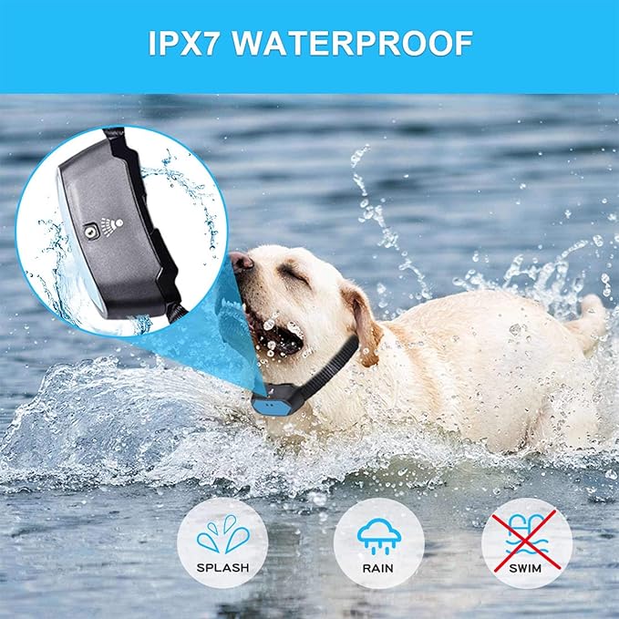 Citronella Dog Training Collar with Remote【Can't Work Automatically】, 3 Modes Spray/Vibration/Beep, Humane Safe Citronella Bark Collar,500ft Waterproof Rechargeable No Shock Spray Dog Trainer