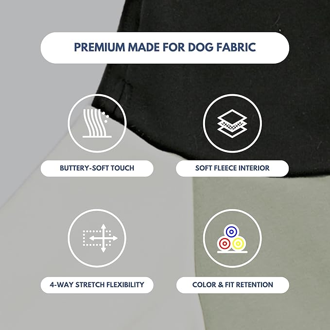 Spark Paws Dog Hoodie – Premium Dog Sweater for Small, Medium, and Large Dogs | Warm Outfits for French Bulldogs, Pitbull, Puppy, Winter Jacket Alternative - Olive Cream - 5XL