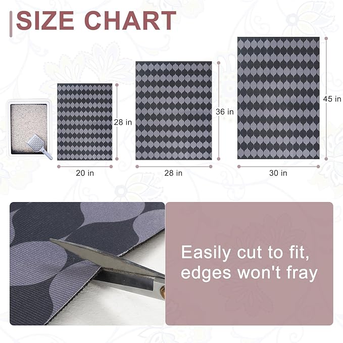 BEAUTYZOO Cat Litter Mat Large 32"x45" - Premium Waterproof Litter Trapping Mat with Non-Slip Backing, Cat Litter Box Mat Scatter Control for Floor, Machine Washable & Urine Proof, Soft for Kitty Paws