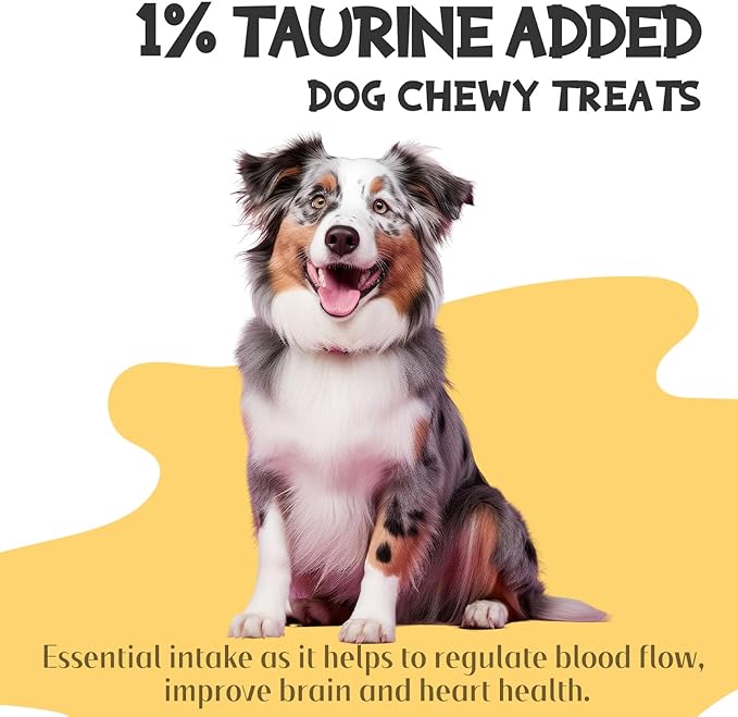 ASMPET Dog Treats, Chicken Chips Grain Free Chewy Dog Snacks for Training Rewards