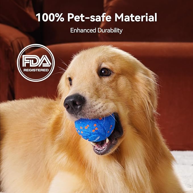 Cheerble Smart Interactive Dog Toy, Wicked Ball AIR, Automatic Moving, Bouncing, and Rotating, E-TPU Material, IPX7 Waterproof Rating, Active Rolling Ball for Medium and Large Dogs