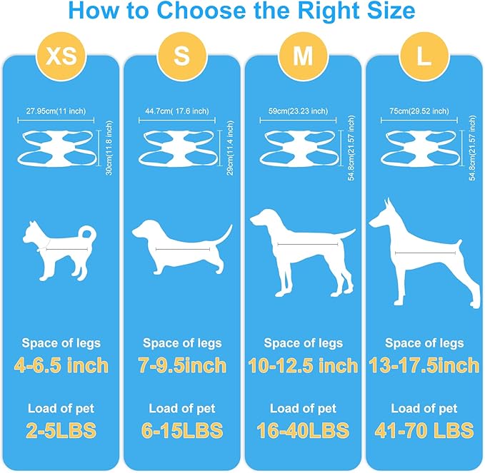 Cat Grooming Hammock, Pet Grooming Harness for Dogs&Cats, Multi Hammock Restraint Bag with Adjustable Grooming Loop/Stainless D-Hooks/Nail Clippers/Trimmer/Nail File for Pet Nail Trimming, Care (XS)