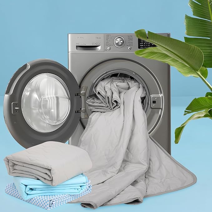 Cooling Blanket for Dogs - Q-MAX>0.4 Waterproof Pet Throw Blanket Bed Cover, Non-Slip Dog Blankets for Couch Protector, Washable Furniture Cover for Summer, Grey,50x60