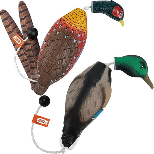 Duck/Pheasant Dummy, Mimics Dead Duck/Pheasant Bumper for Gun Dog Training Scent Waterfowl Hunting Retriever, Outdoor Mallard Retrieval Interactive Train Toys, Floating & Durable