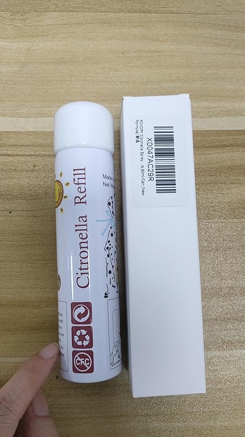 Citronella Spray Refill Can All Other Brand Citronella Spray Dog Collars, Remote Training Collars, Dog Anti-Bark Collars, Humane and Safe Spray for Pets, 90ml/Can (New Formula)