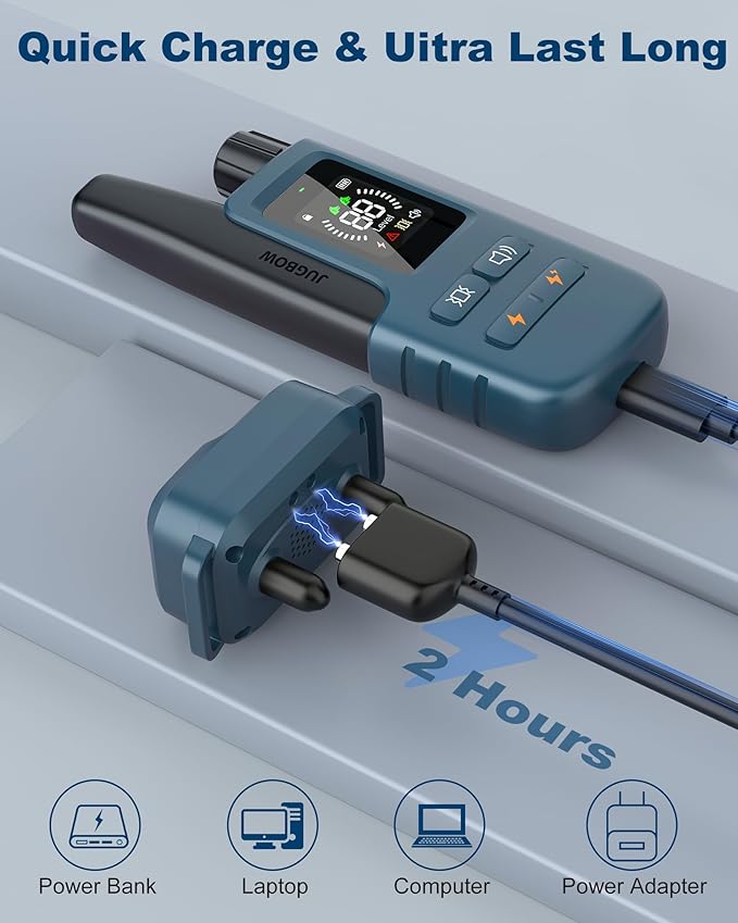 Jugbow - 4200FT Dog Training Collar with Remote IPX8 Waterproof Electric Collar with 4 Training Modes, Security Lock