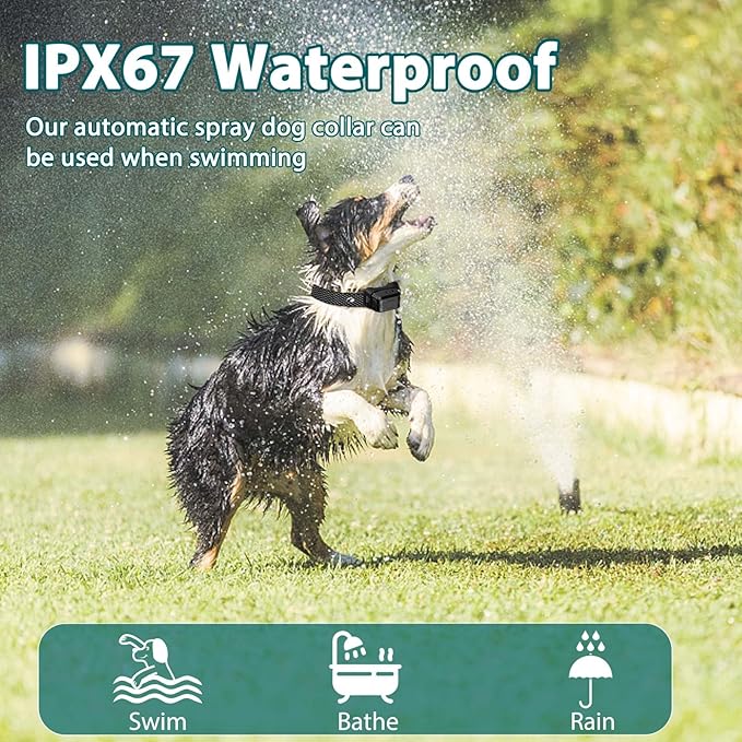 Citronella Bark Collar for Dogs, [No Spray Refill] Spray Dog Training Collar, Humane Citronella Dog Barking Collars, Safer Anti Barking Collar for L/M/S Dogs