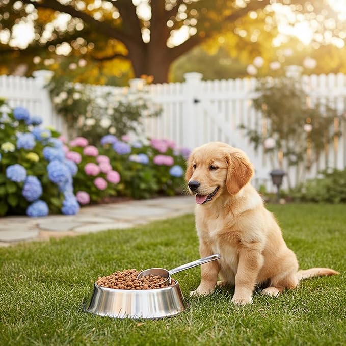 KEAWELL Premium Dog and Cat Food Measuring Cup 18/10 Stainless Steel (1, 1 Cup)