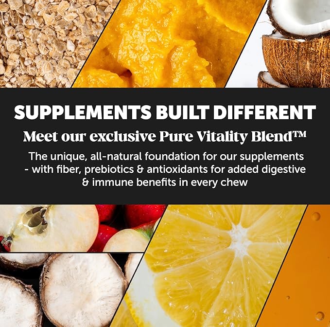 Natural Hemp Calming Chews for Dogs - Calming Aid Supplement for Occasional Anxiousness with Valerian Root, Chamomile, + Magnesium - Stress, Separation & Thunder Support - (Chicken, 180 Count)