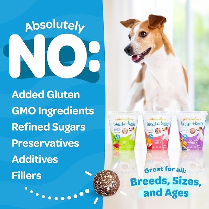 Chewy & Soft Dog Treats Bulk - All Natural, Non-GMO, Gluten Free - All Breeds, Sizes, Ages - Made in New Zealand - Peanut Butter, Blueberry, Banana - 6pk (108 Bulk Dog Treats)