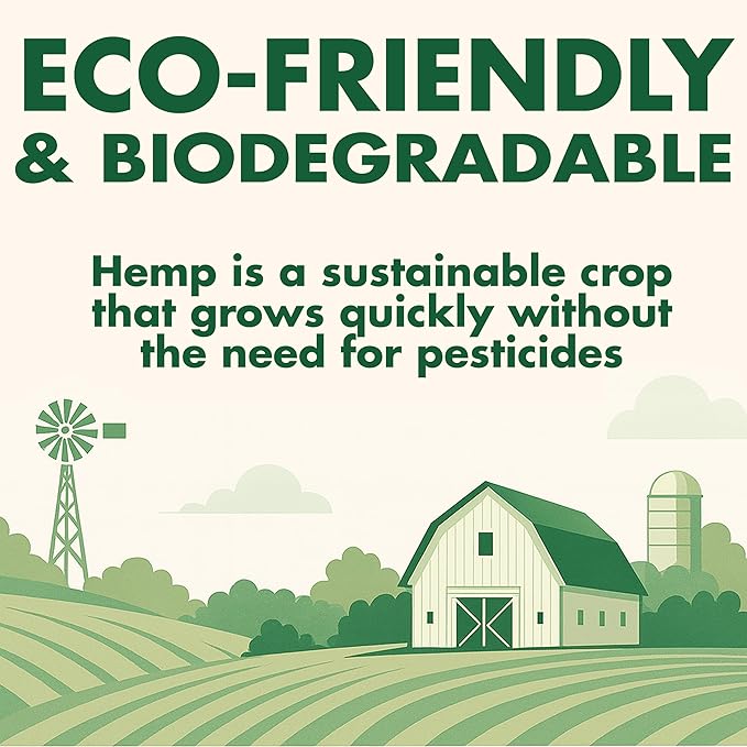 CountryMax Super Absorbent Hemp Bedding – 33 lb Bag (150L / 5.2 cu ft) – Low Dust, Natural Odor Control, Eco-Friendly Pet Bedding for Chicken Coops, Rabbits, Horses & Reptiles