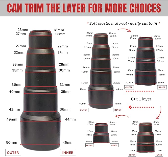 1-1/4'' Vacuum Brush Attachment for Shop Vac Accessories with 2 1/2" to 1 1/4" Adapter : Premium Soft Horsehair Round Dust Brush for Vacuuming Sofas, Furniture Surface and Baseboards