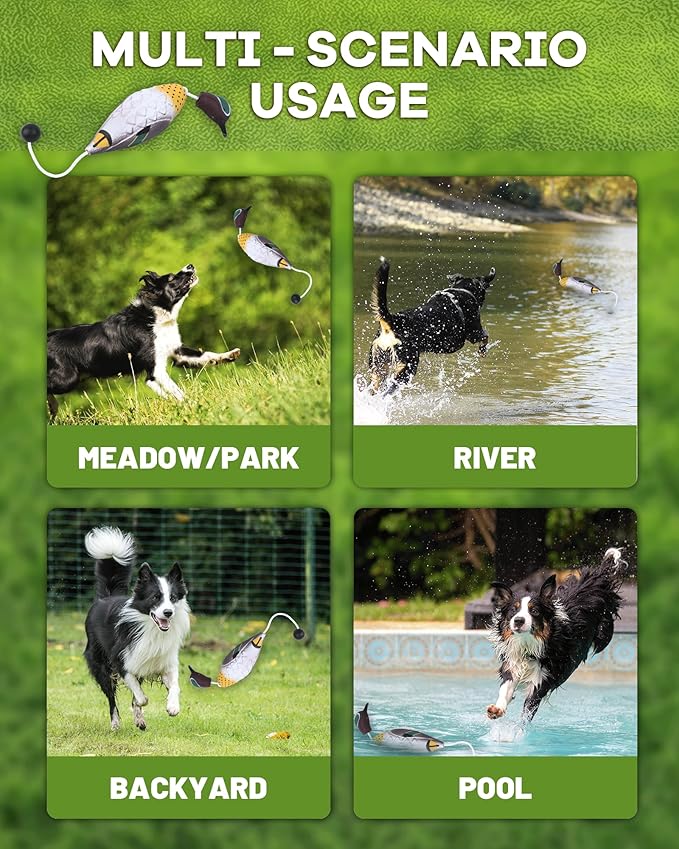 Duck Dummy Bumper Toys for Hunting Retriever Dog Training, Training Dummy with Floating and Tear-Resistant Design for Water and Land Retrieval Training