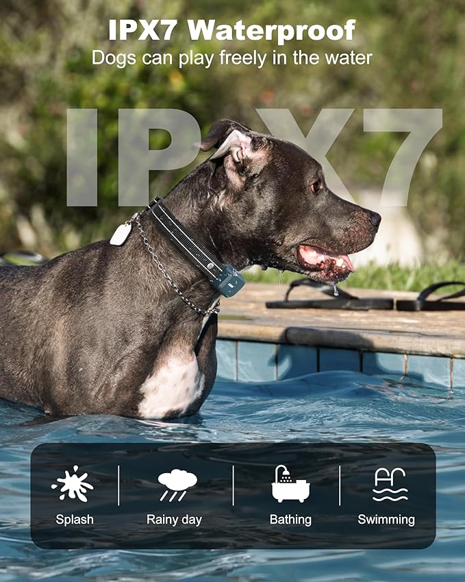 Jugbow - 4200FT Dog Training Collar with Remote IPX8 Waterproof Electric Collar with 4 Training Modes, Security Lock