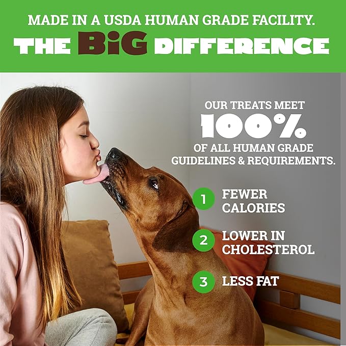 etta says! Big Yumm Sticks - Real Meat Beef Dog Jerky Treats - Human Grade - Made in The USA (24 Count Pack of 1)