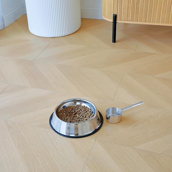 KEAWELL Premium Dog and Cat Food Measuring Cup 18/10 Stainless Steel (1, 2/3 Cup)