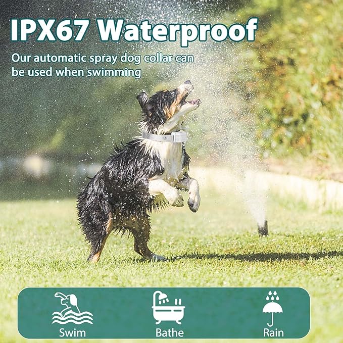 Citronella Dog Bark Collar [NO Spray Refill] Spray Dog Training Collar, Citronella Dog Barking Collars, Anti Barking Spray Collar for L/M/S Dogs