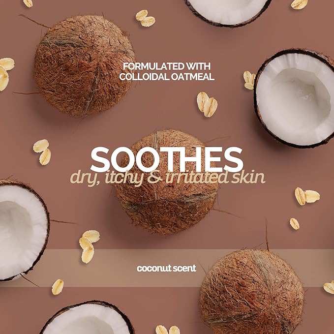 Bark2Basics Oatmeal Dog Shampoo, 1 Gallon - Natural Colloidal Oatmeal, Natural Ingredients, Calms Dry Itchy Irritated Skin, Moisturizes and Soothes the Skin and Coat, Professional Grade