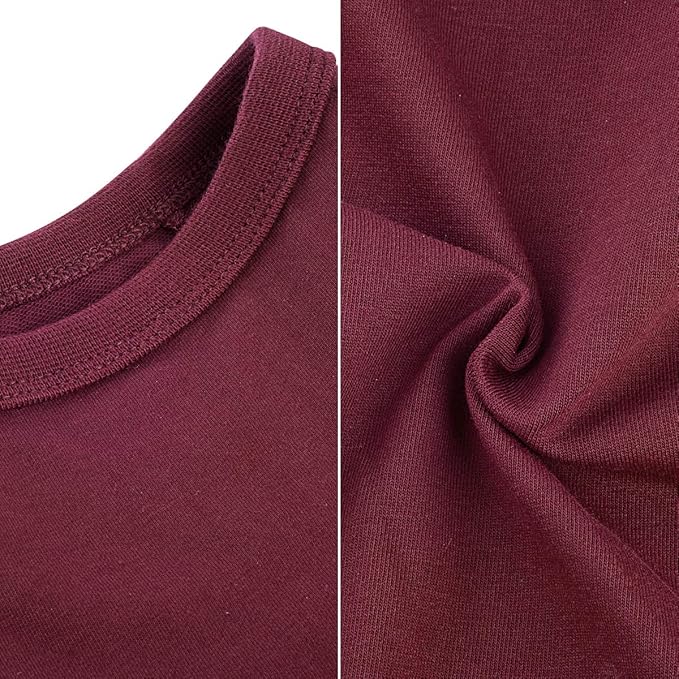 Koneseve Dog Shirts Soft Cotton Dog Clothes Stretchy T-Shirt for Small Medium Large Dogs Cat Shirt Breathable Puppy Outfit Kitten Apparel Pet Pullover Tee Blank Basic Sweatshirt 2-Pack Blue & Red XL