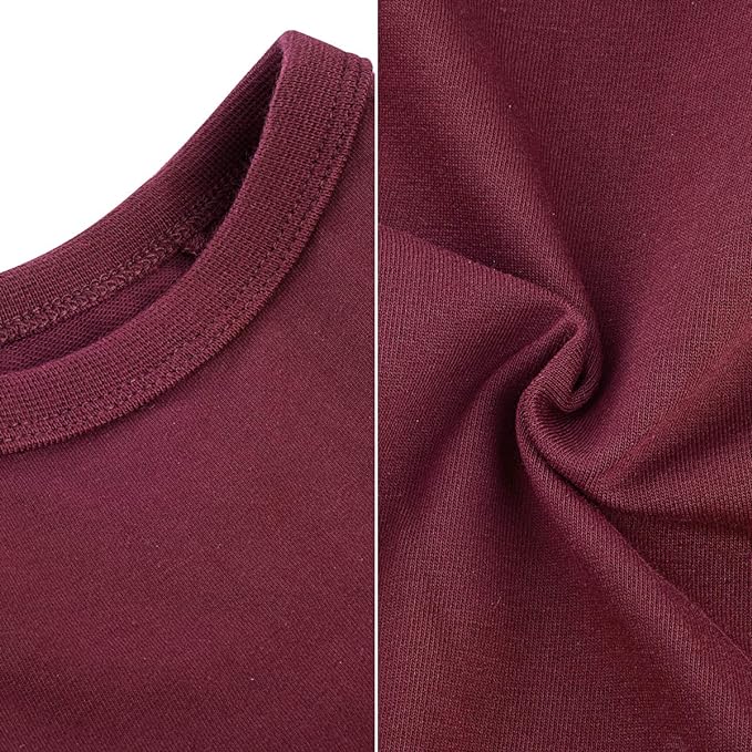 Koneseve Dog Shirts Soft Cotton Dog Clothes Stretchy T-Shirt for Small Medium Large Dogs Cat Shirt Breathable Puppy Outfit Kitten Apparel Pet Pullover Tee Blank Basic Sweatshirt 2-Pack Blue & Red M