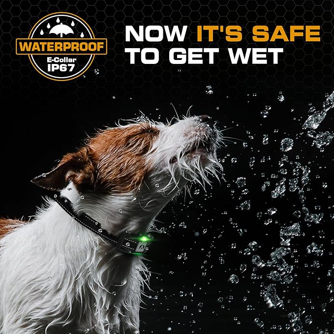 INVIROX Dog Training Collar [2026 Edition] 123 Levels 1100yd Range E Collar for Dogs Training 100% Waterproof Rechargeable, Dog Shock Collar with Remote Control