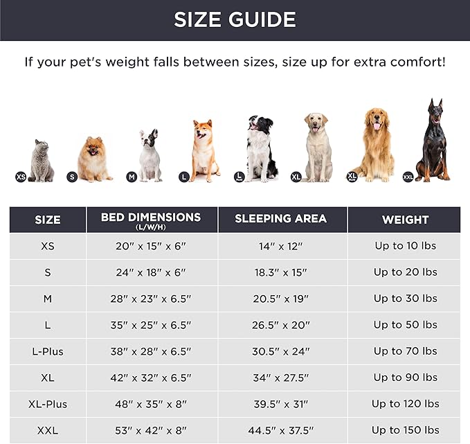 Bedsure XL Orthopedic Dog Bed for Extra Large Dogs - Washable XLarge Dog Cat Bed Waterproof, Comfort Dogs Couch Sofa with Washable Removable Cover, Pet Bed with Nonskid Bottom, Light Grey, 42"