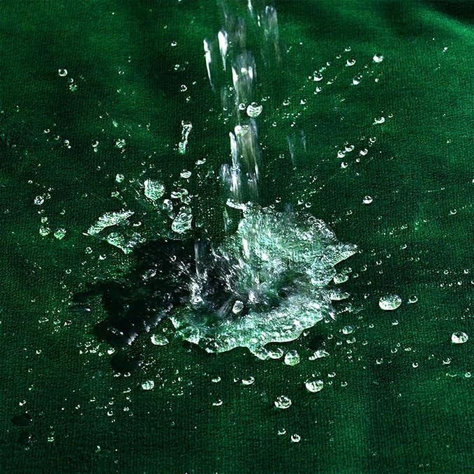 Waterproof Blanket for Bed Couch Sofa, Soft Liquid Pee Proof Pet Blanket for Dog Puppy Cat, Reversible Sherpa Fleece Furniture Protector (Green, 30x40 inches)