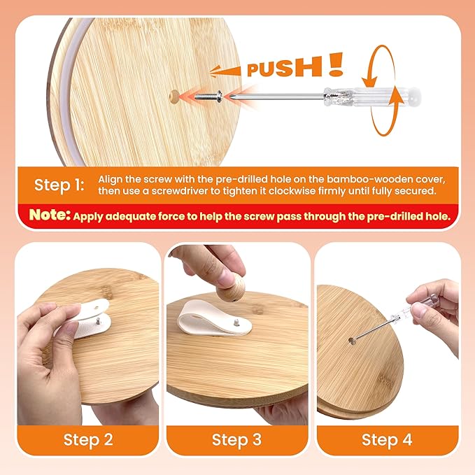 3 Pack Airtight Dog Food Storage Container, Dog Treat Container Dog Food Containers with Bamboo Lids 8x7''&6x5'',Pet Food Storage Container,Cat Food Container with Scoops,Clamp,Labels,Pen