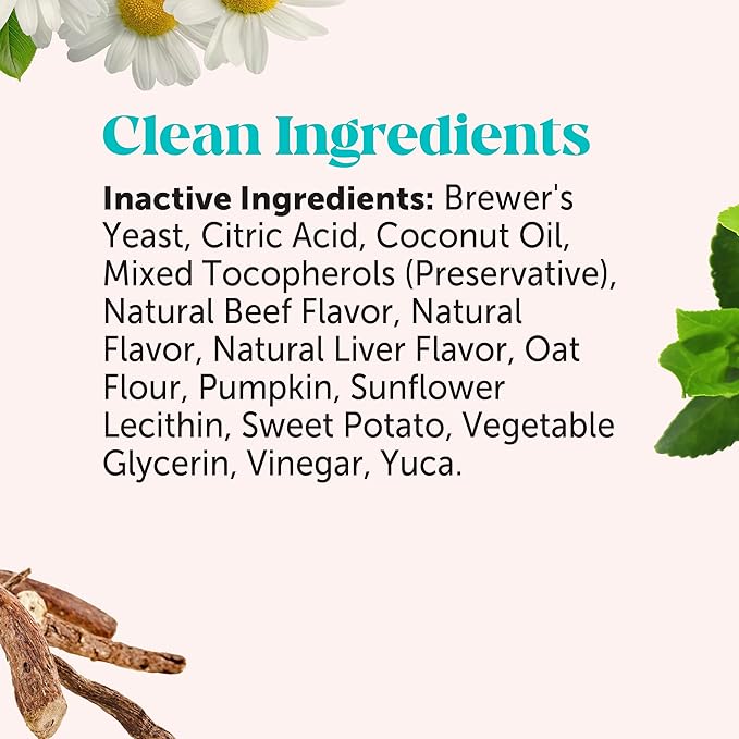 Natural Hemp Calming Chews for Dogs - Calming Aid Supplement for Occasional Anxiousness with Valerian Root, Chamomile, + Magnesium - Stress, Separation & Thunder Support - (Beef Liver, 90 Count)