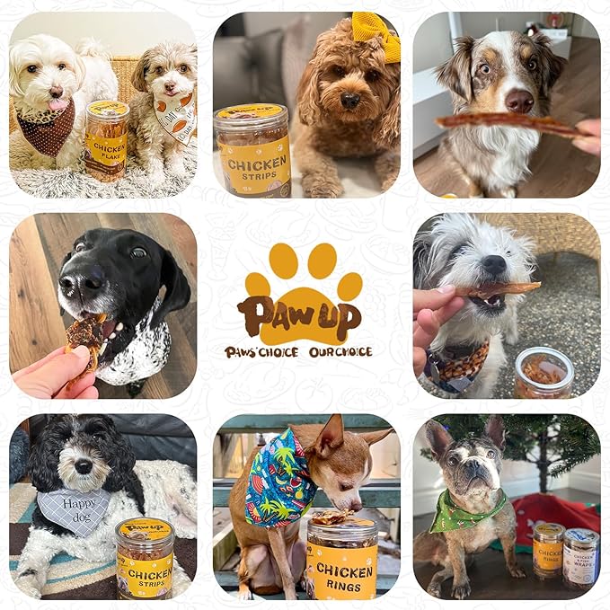 Chicken Jerky Strips Dog Treats, Training Treats for Dogs w/Taurine, Low Fat, Natural Chicken Jerky Cuts, 12.5 oz