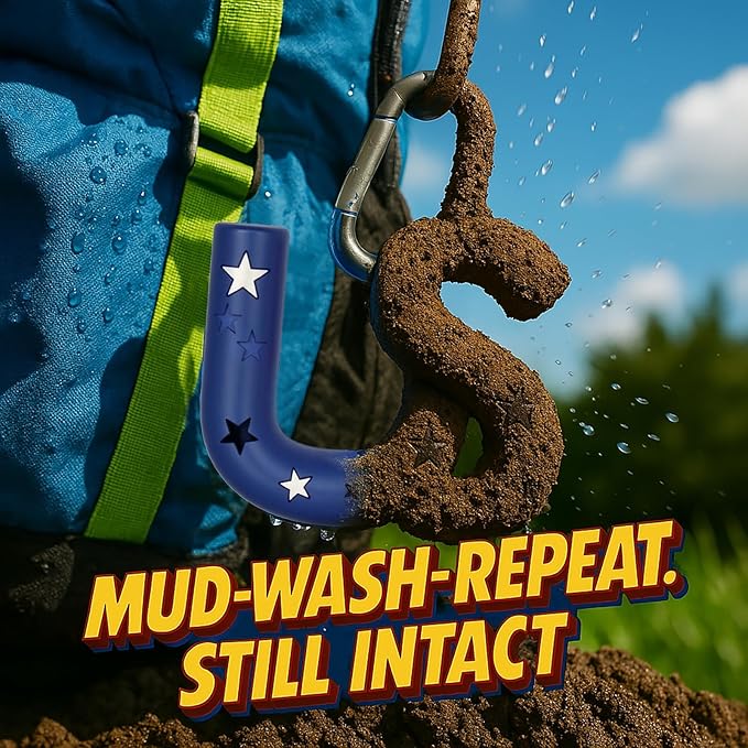 American Playtime Dog Chew Toy, Blue 6" in 2 Pack Interactive Outdoors Toys for Aggressive Chewers for Treat-Filling Capabilities and Tug of War Dog Toy, Tough Toys for Medium,Large Dogs