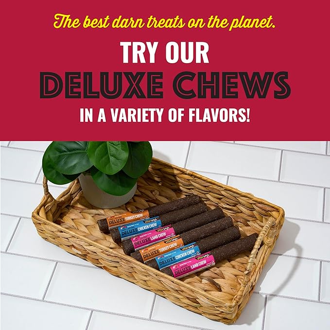 etta says! Deluxe Chews for Dogs – Lamb Dog Treats – Made and Sourced in The USA, Grain-Free, Easy to Digest, Won’t Stain Carpet (20 Count, Pack of 1)