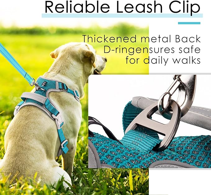 ThinkPet No Pull Harness Breathable Sport Vest with Handle-Dog Harnesses Reflective Adjustable for Medium Large Dogs