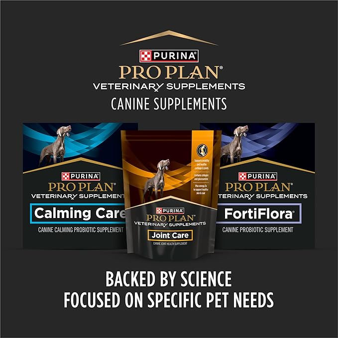 Purina Pro Plan Veterinary Joint Care Supplement for Large Breed Dogs Hip and Joint Supplement - 5.29 oz. Pouch