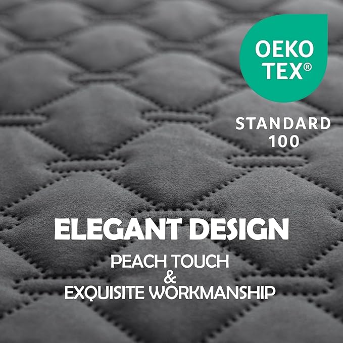 gogobunny 3X Stronger Waterproof Pet Blanket, Scratch Proof Furniture Protector for Dogs Cats, Reversible Cover 40x50 Inch, Dark Grey