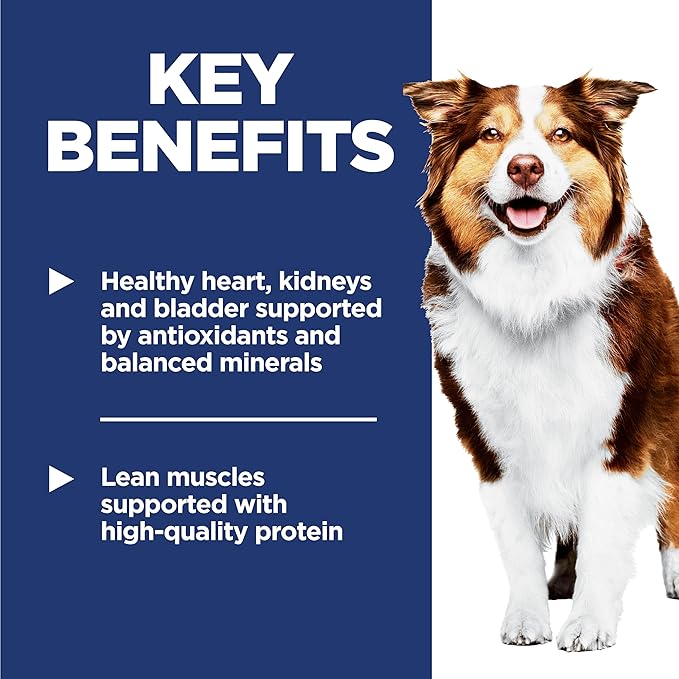 Hill's Science Diet Adult 7+, Senior Adult 7+ Premium Nutrition, Dry Dog Food, Chicken, Brown Rice, & Barley, 5 lb Bag